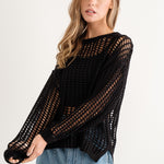 Sahara Mesh Long Sleeve Sweater - alldeserved.com
