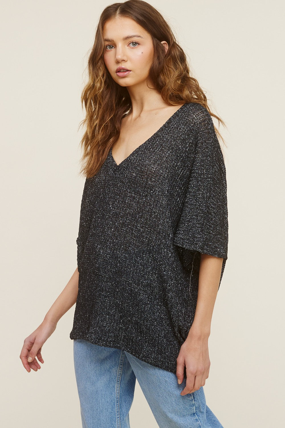 Ellen Fisherman Net Knit Top - alldeserved.com