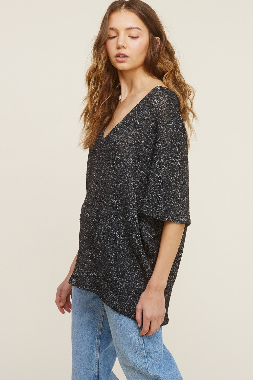 Ellen Fisherman Net Knit Top - alldeserved.com