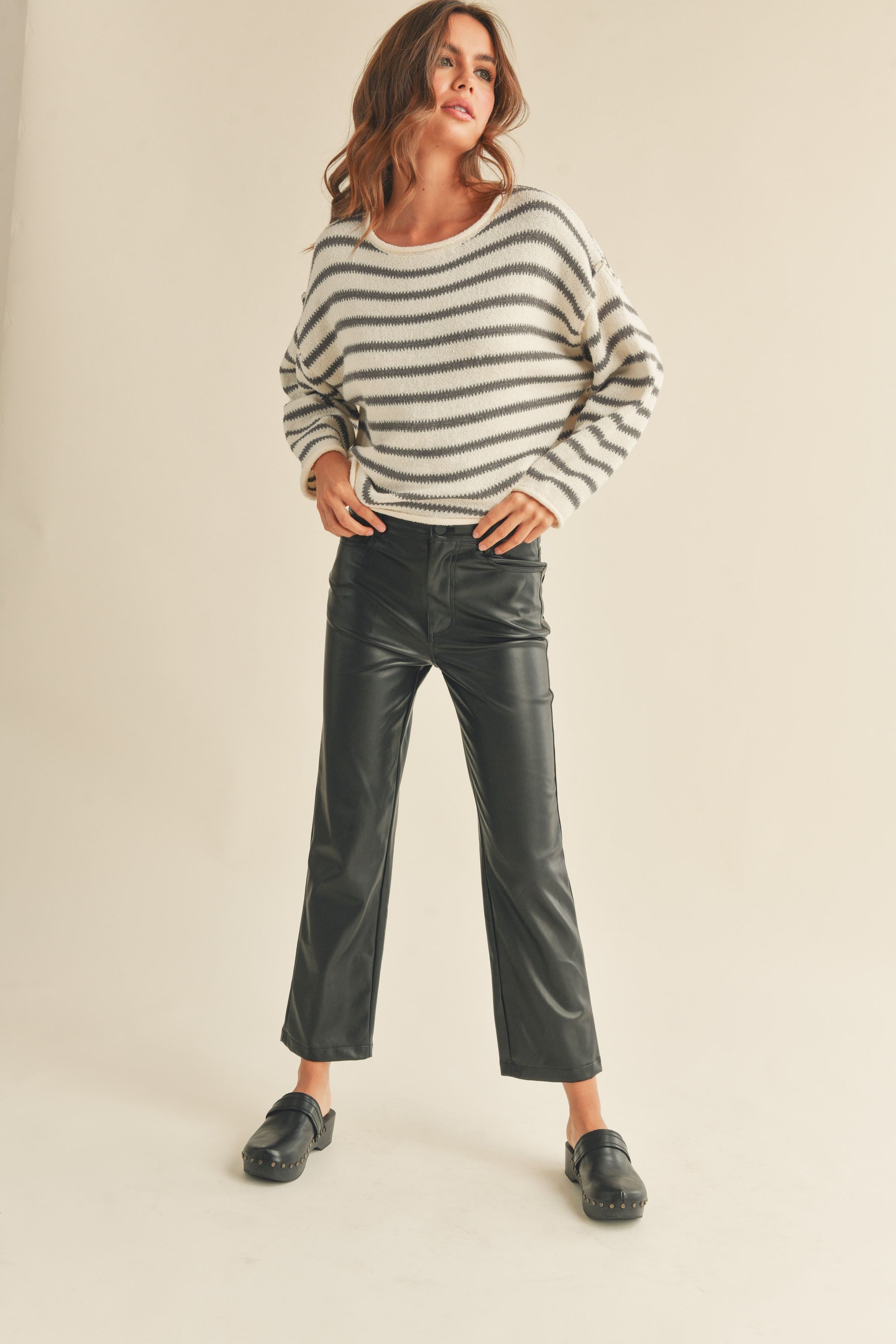 Day to Day Striped Pullover - alldeserved.com