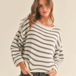 Day to Day Striped Pullover - alldeserved.com