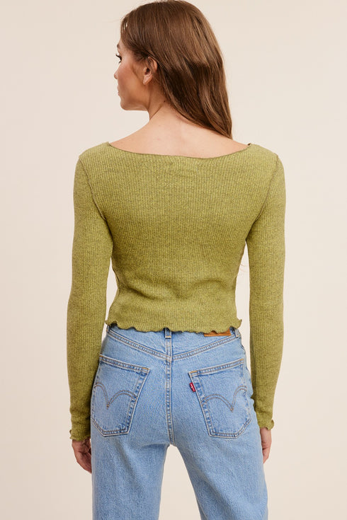 Make It Easy Long-Sleeve Top - alldeserved.com