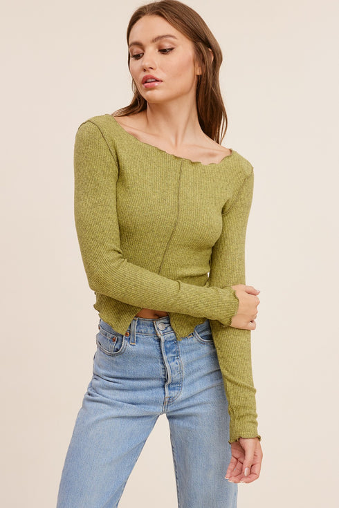 Make It Easy Long-Sleeve Top - alldeserved.com
