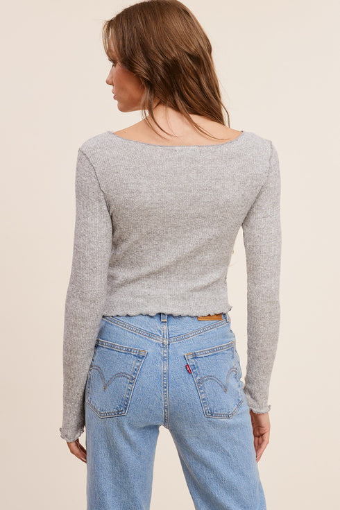 Make It Easy Long-Sleeve Top - alldeserved.com