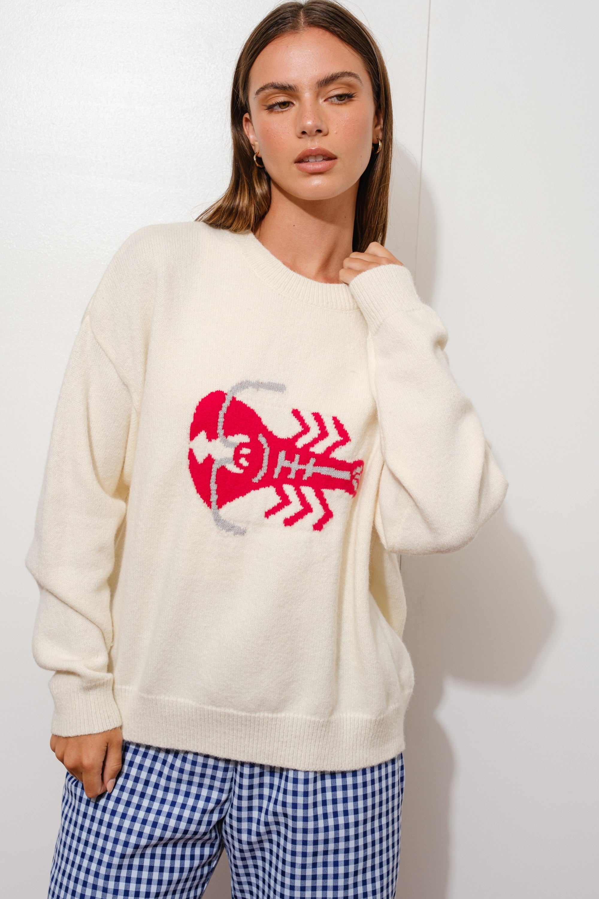 Coastal Lobster Knit Sweater - alldeserved.com