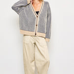Picnic Striped Button Down Cardigan - alldeserved.com