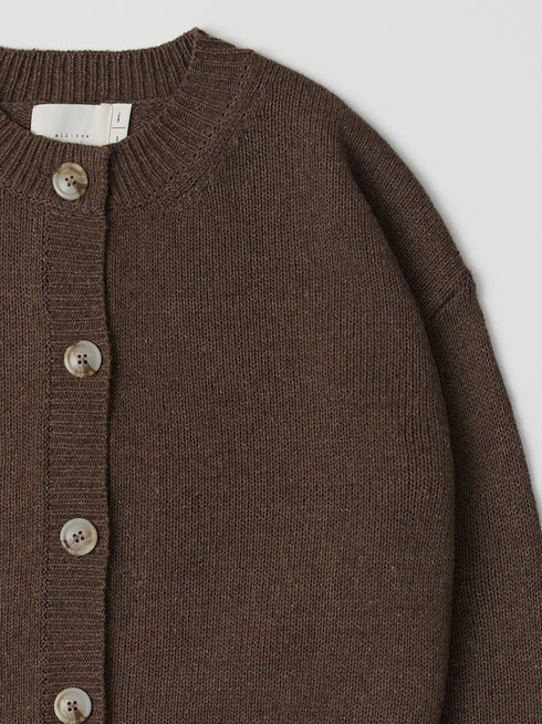 Hayes Crew Neck Button-Down Cardigan