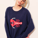 Coastal Lobster Knit Sweater - alldeserved.com