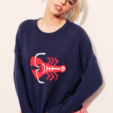 Coastal Lobster Knit Sweater - alldeserved.com