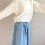 Cozy Fringe Sweater - Cream