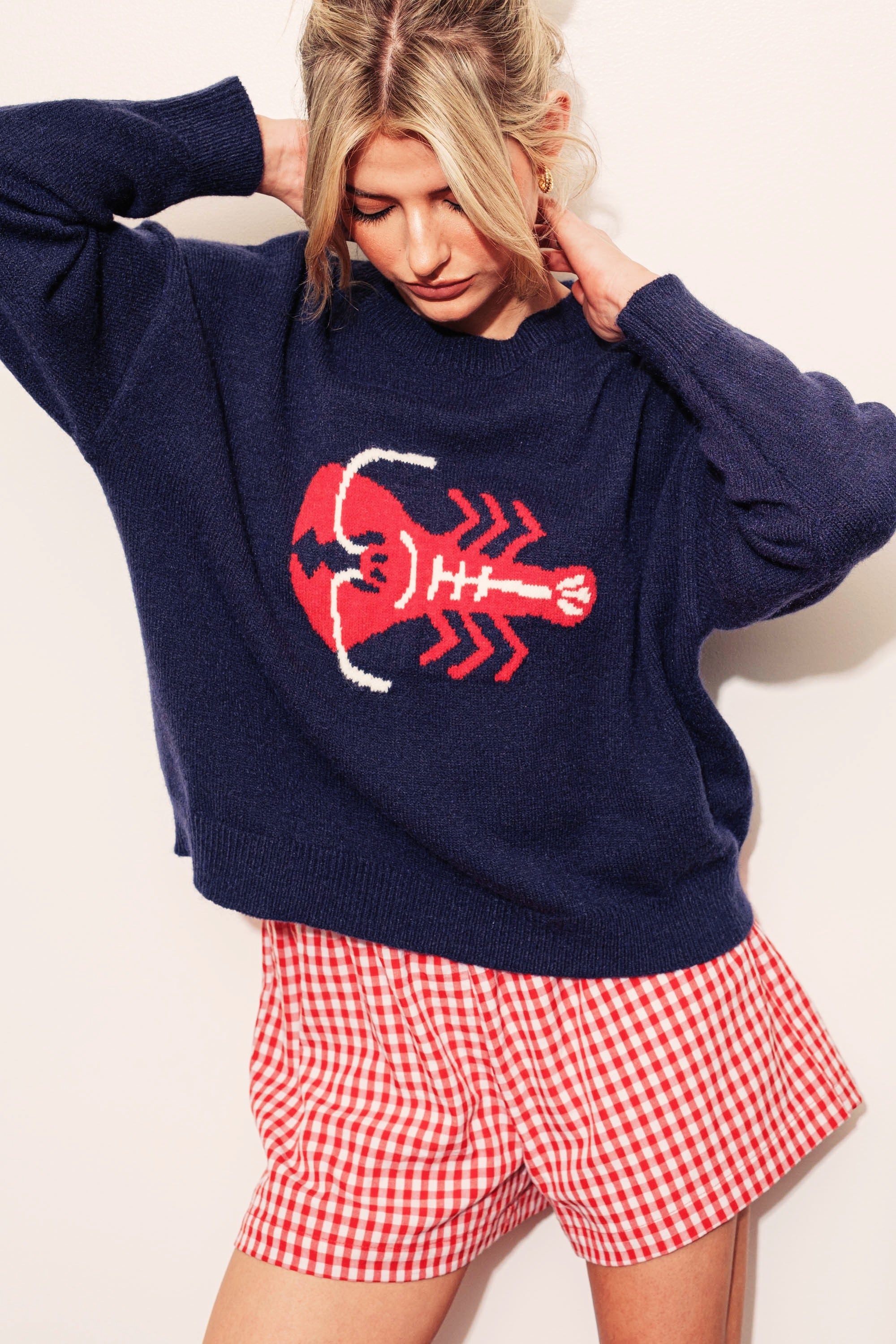 Coastal Lobster Knit Sweater - alldeserved.com