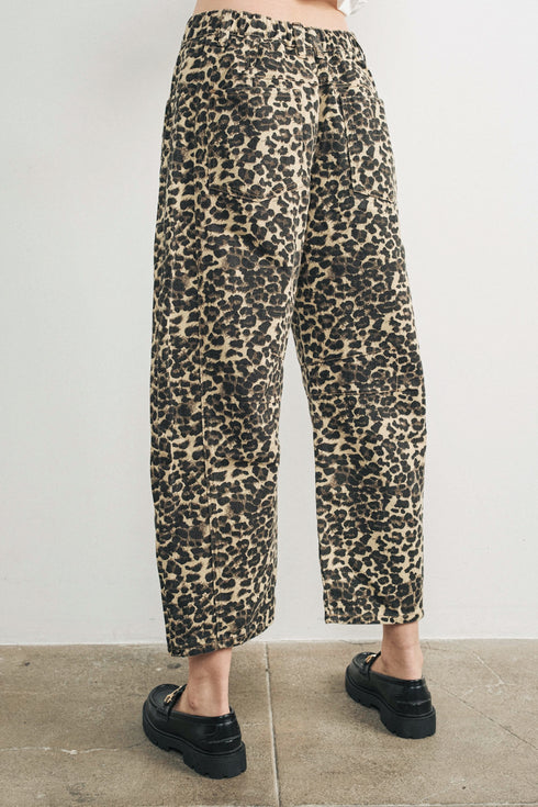 Venus Barrel Leopard Jeans - alldeserved.com