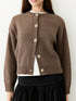 Hayes Crew Neck Button-Down Cardigan