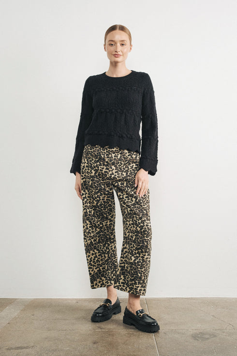 Venus Barrel Leopard Jeans - alldeserved.com