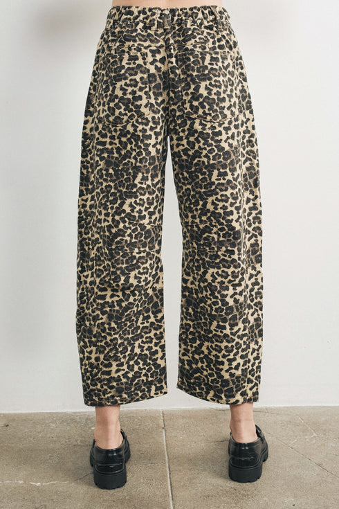 Venus Barrel Leopard Jeans - alldeserved.com