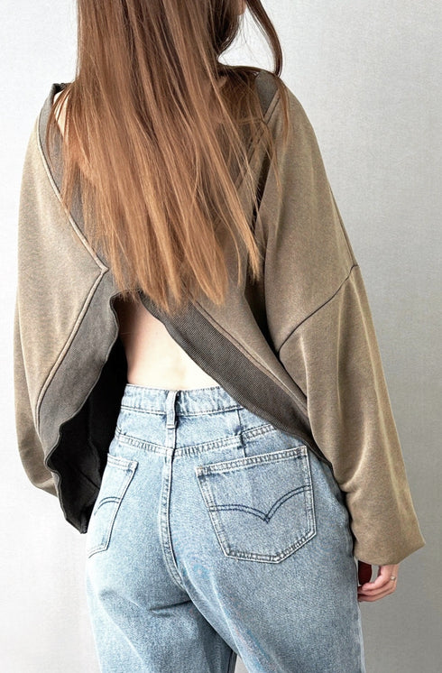Astor Cropped Sweatshirt - alldeserved.com