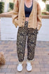 Venus Barrel Leopard Jeans