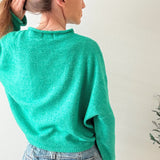 Hailey Button Down Cardigan - Kelly Green