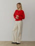 Hayes Crew Neck Button-Down Cardigan