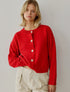Hayes Crew Neck Button-Down Cardigan
