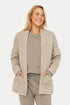 Dolman Quilted Wrap Jacket