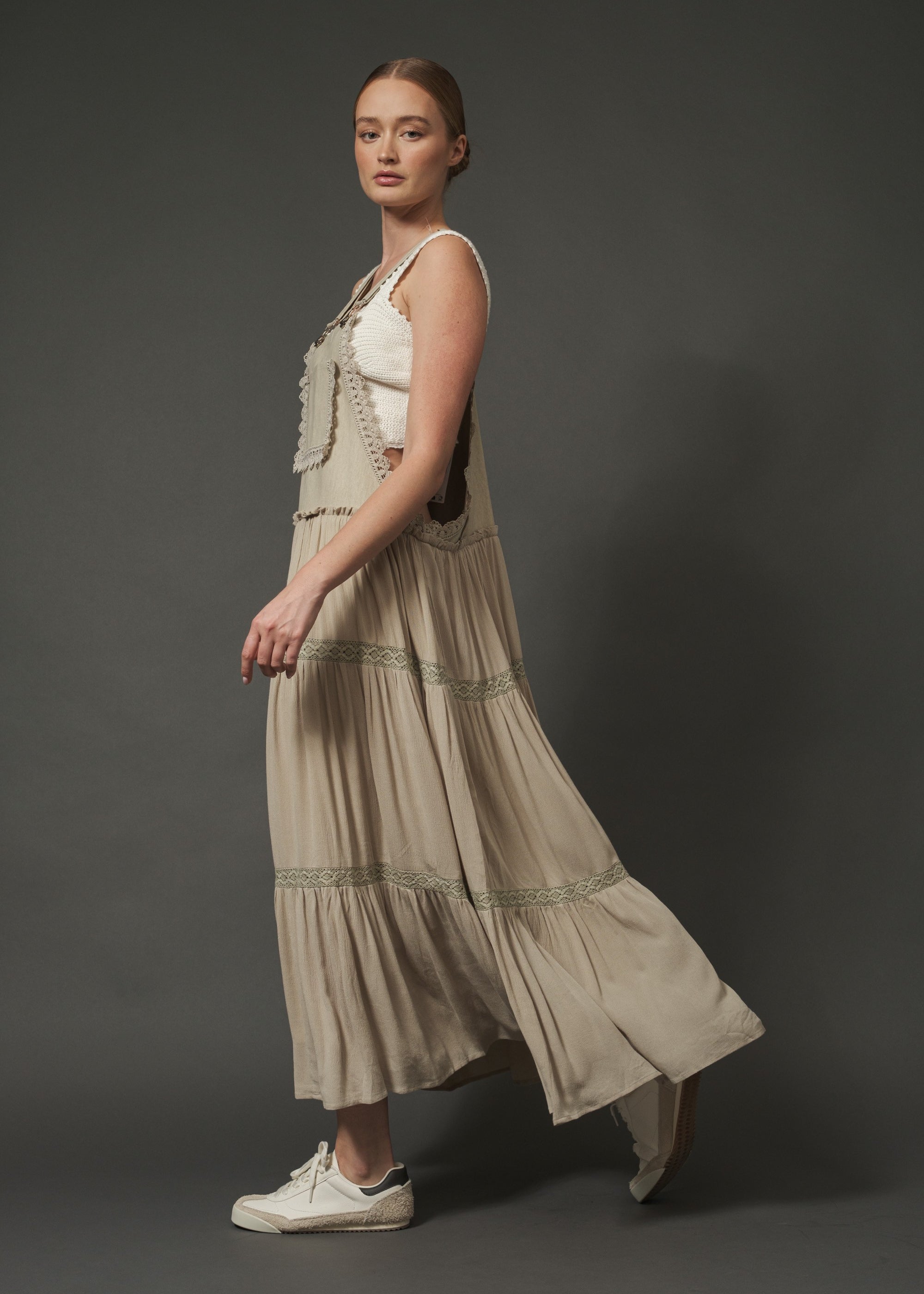 Willow Tiered Overall Dress - alldeserved.com