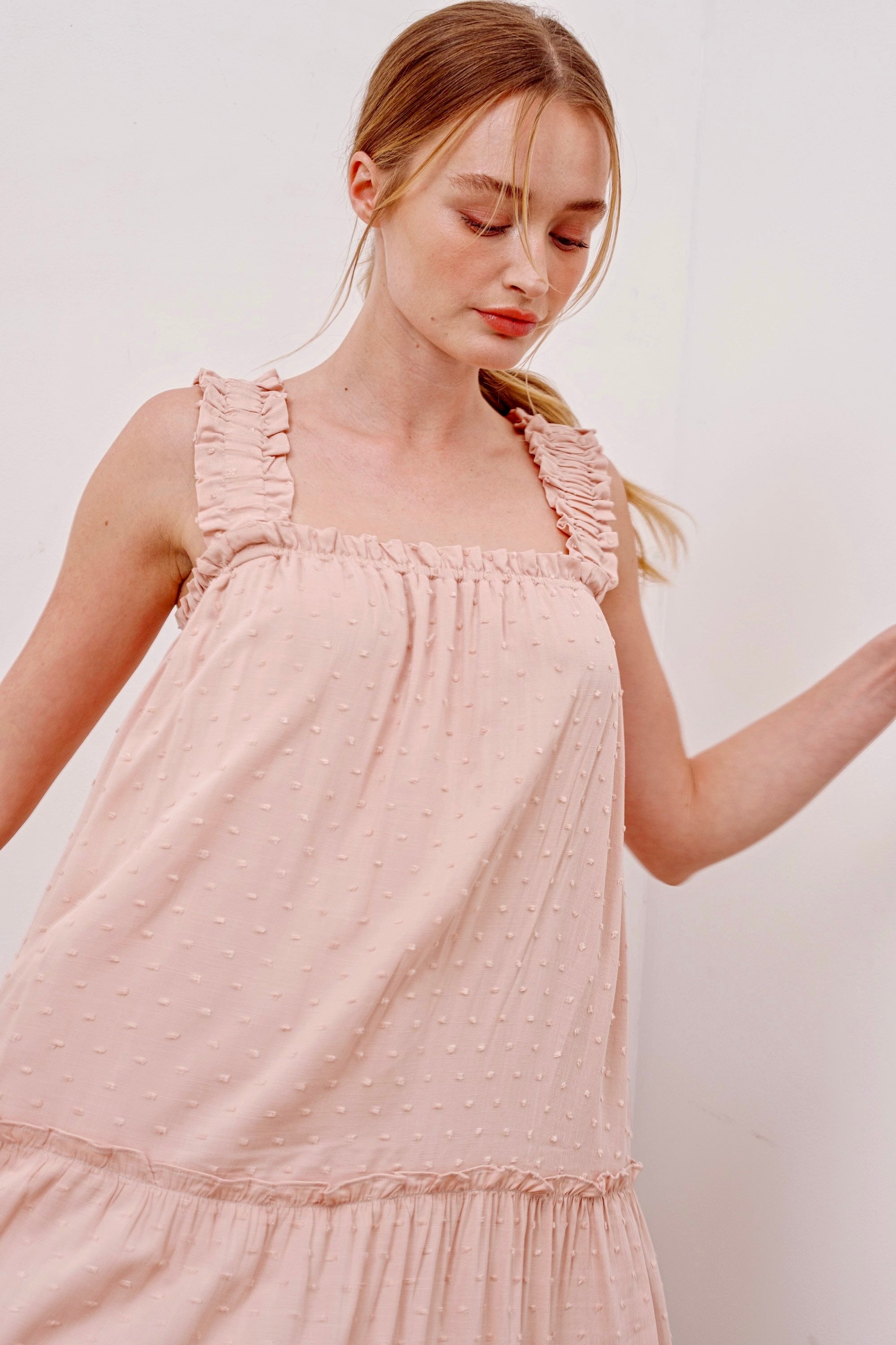 Summer Dream Swiss Dot Maxi Dress - alldeserved.com