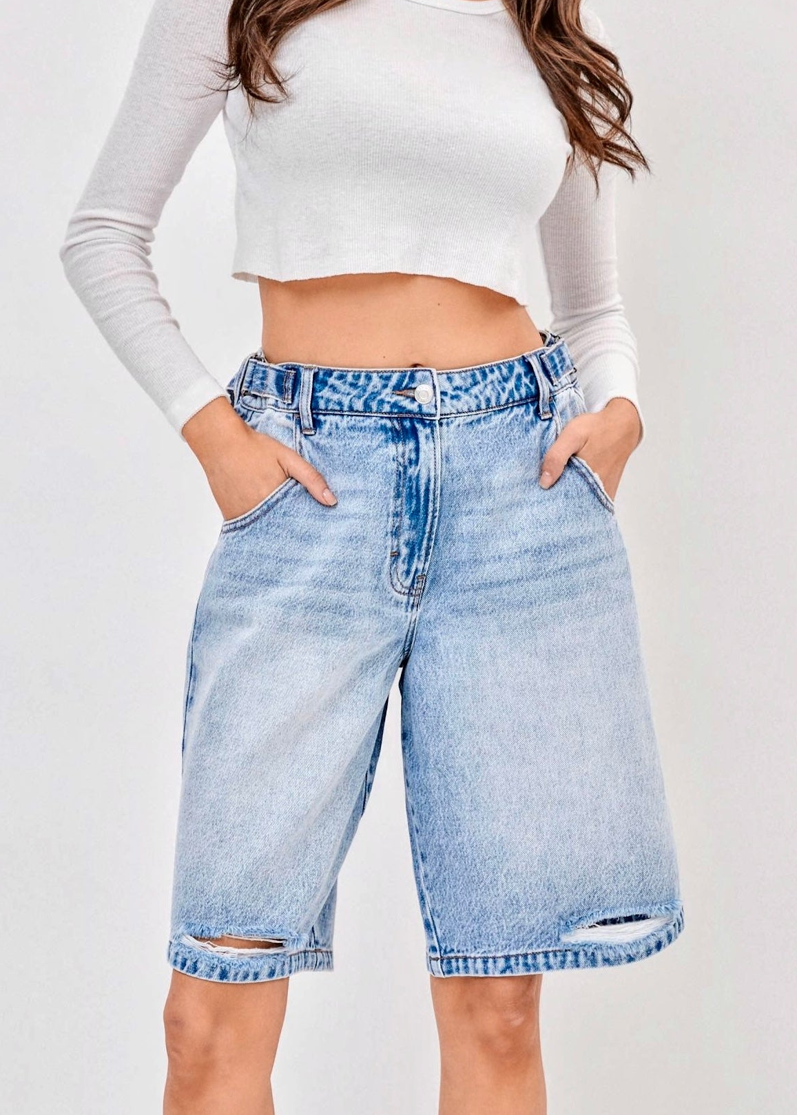 Billie Baggy Denim Shorts - alldeserved.com