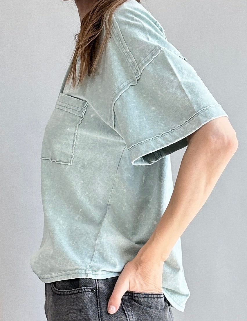 Raw Seamed Washed Tee - alldeserved.com