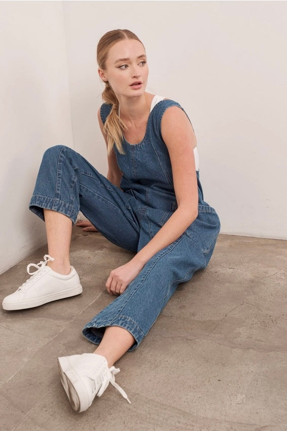 High Roller Denim Jumpsuit - alldeserved.com
