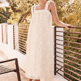 Arianna 3D Dot Midi Dress - alldeserved.com
