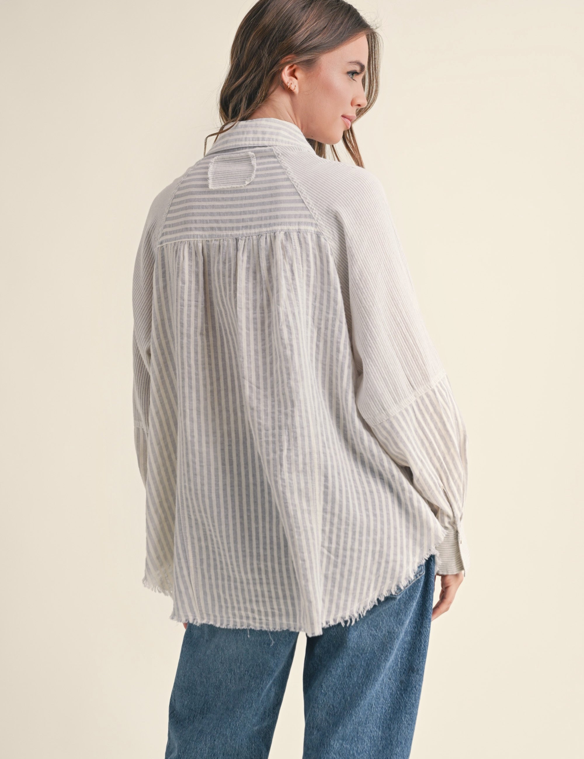 Soft Stripes Cotton Shirt - alldeserved.com