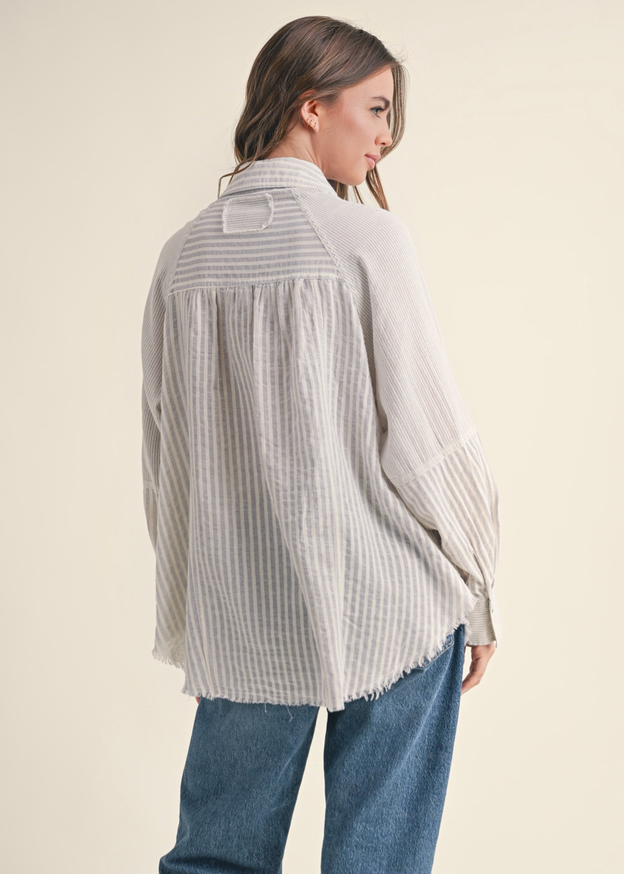 Soft Stripes Cotton Shirt - alldeserved.com