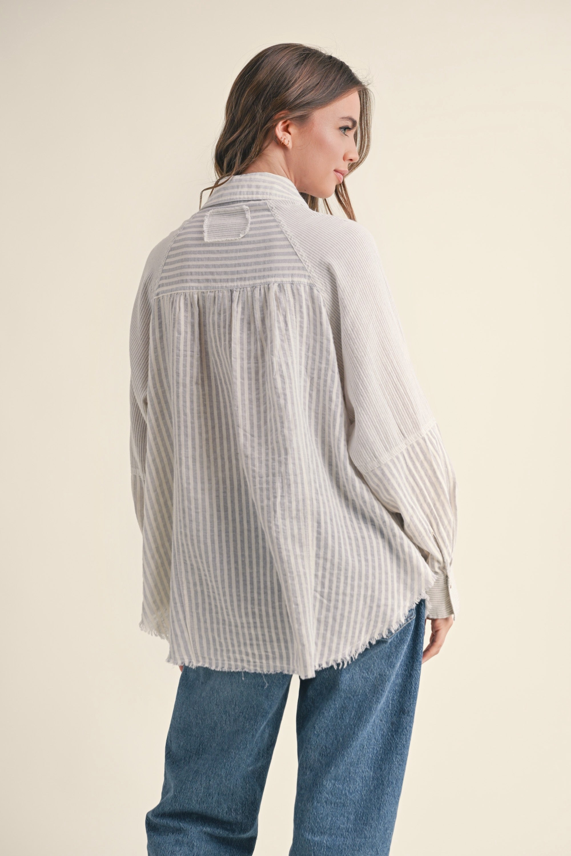 Soft Stripes Cotton Shirt - alldeserved.com