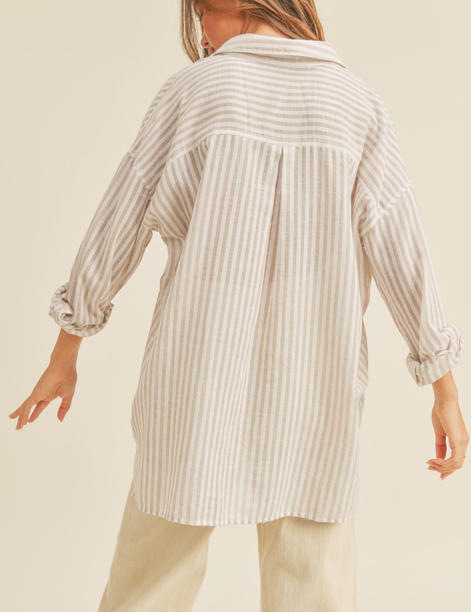 Soft Stripe Essential Shirt - alldeserved.com