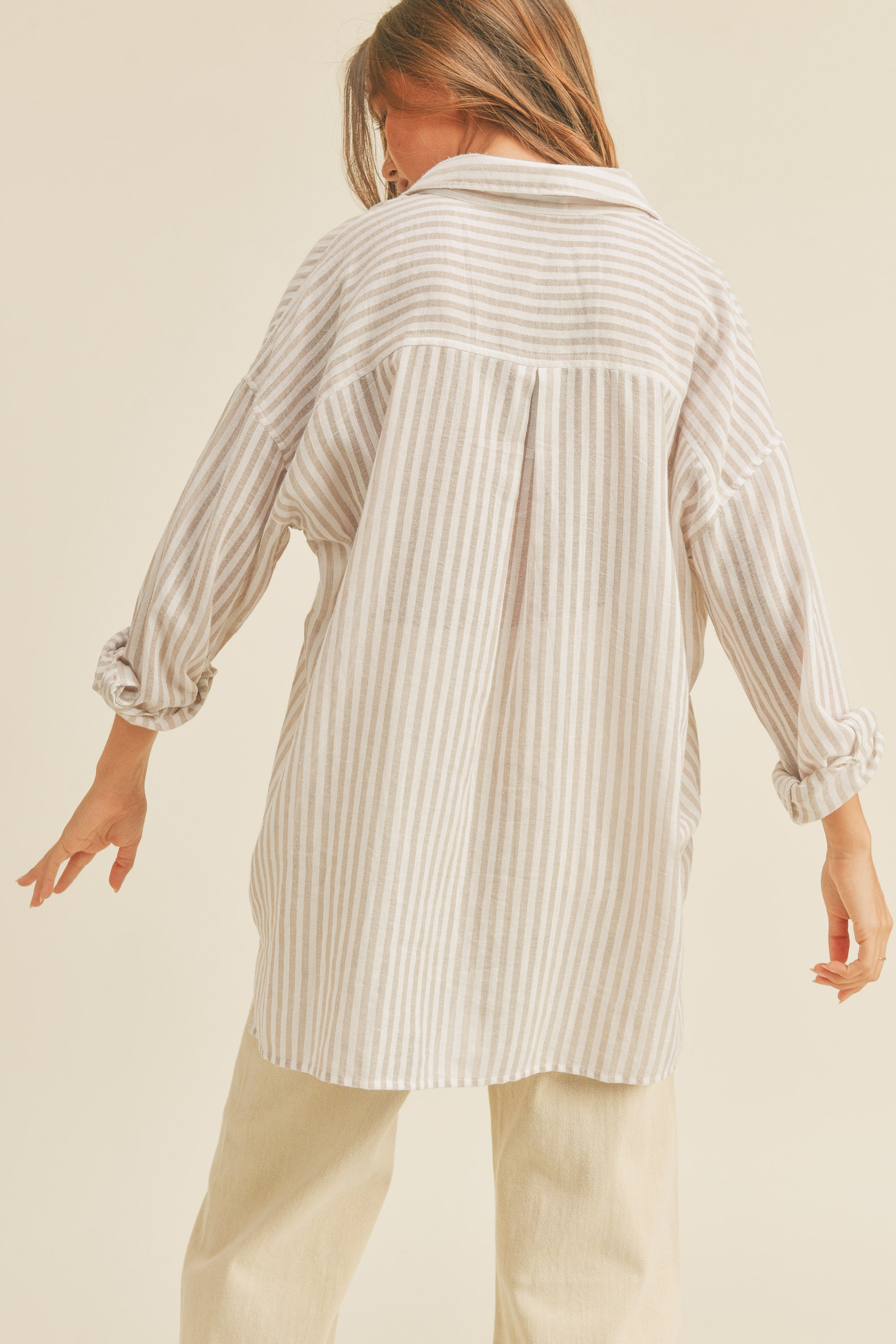 Soft Stripe Essential Shirt - alldeserved.com