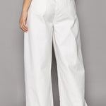 Del Mar Wide Leg Distressed Pants - alldeserved.com