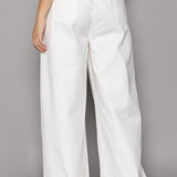 Del Mar Wide Leg Distressed Pants - alldeserved.com
