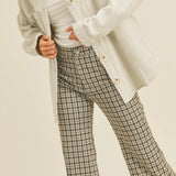 Camden Flare Plaid Pants - alldeserved.com