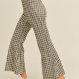 Camden Flare Plaid Pants - alldeserved.com