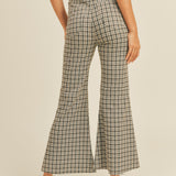 Camden Flare Plaid Pants - alldeserved.com