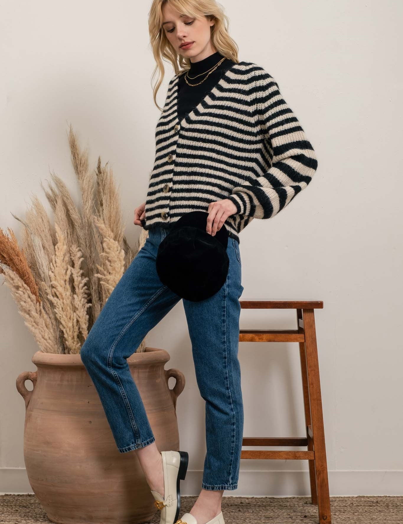 Gerda Striped Cardigan - alldeserved.com
