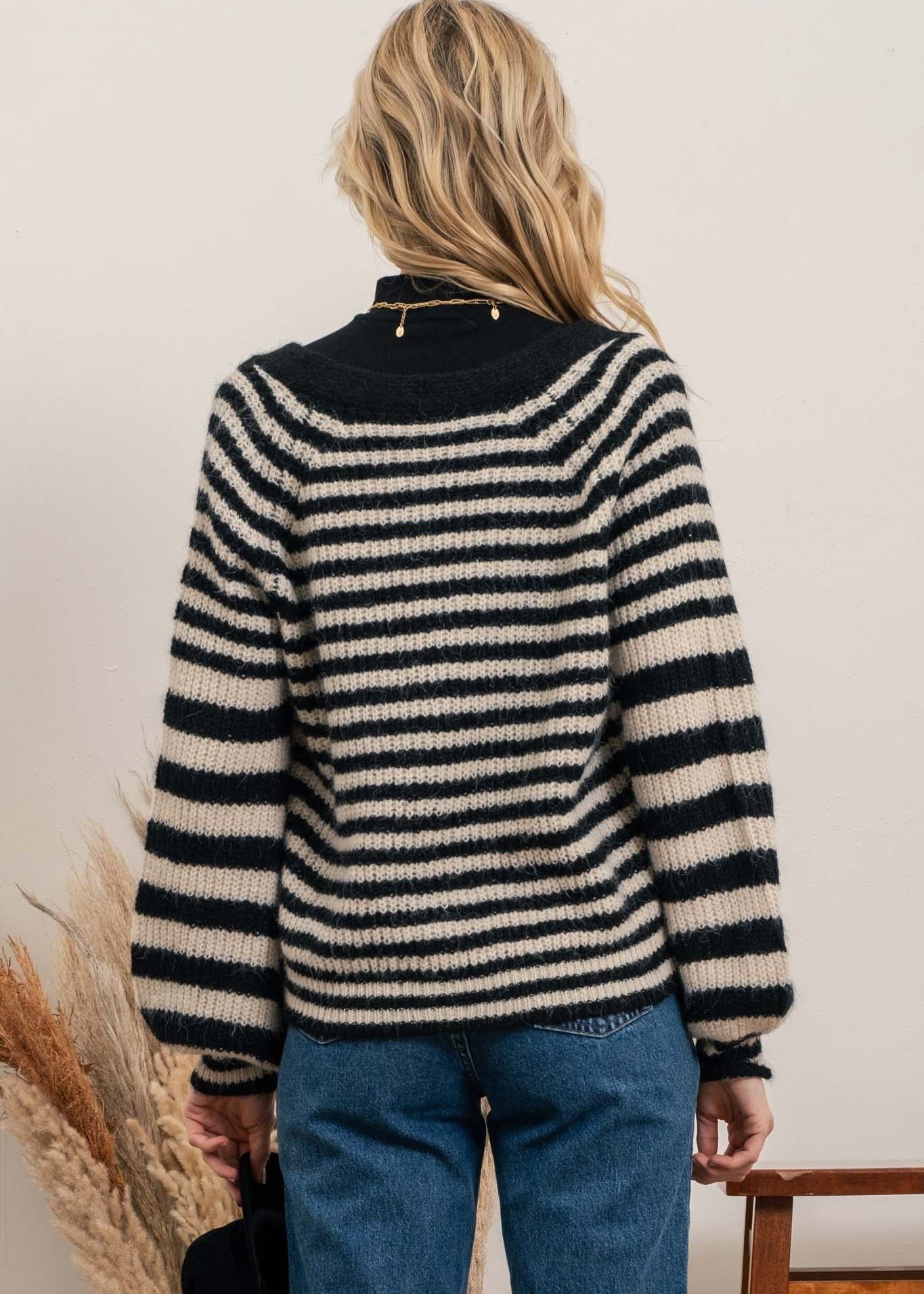 Gerda Striped Cardigan - alldeserved.com