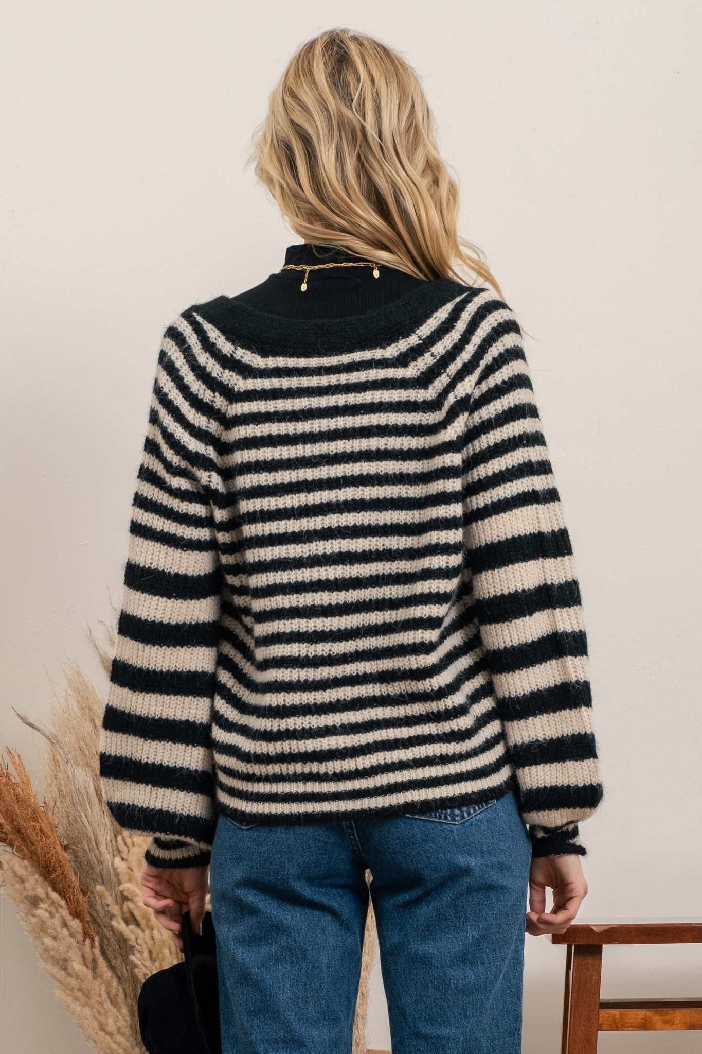 Gerda Striped Cardigan - alldeserved.com
