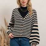 Gerda Striped Cardigan - alldeserved.com