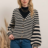 Gerda Striped Cardigan - alldeserved.com