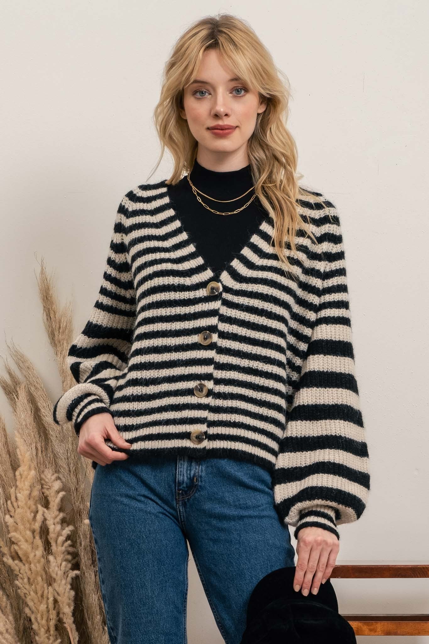 Gerda Striped Cardigan - alldeserved.com