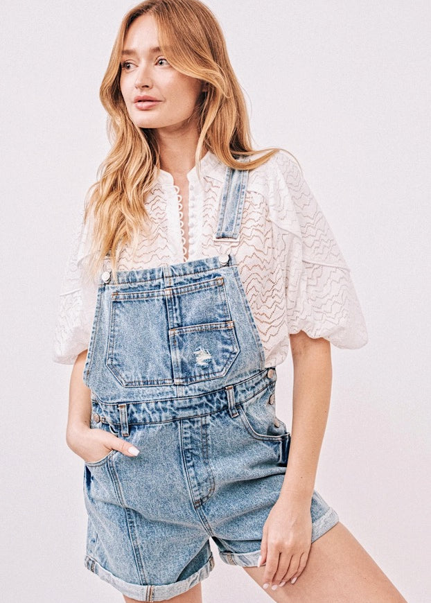 Ziggy Stardust Denim Shortall Jumpsuit - alldeserved.com