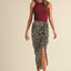 Smooth Leopard Midi Skirt - alldeserved.com