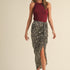 Smooth Leopard Midi Skirt - alldeserved.com